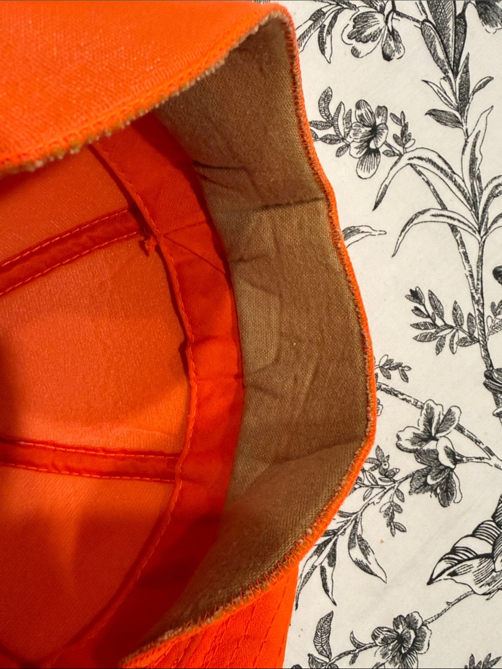 High-Visibility Orange Men's 80’s vintage Hat from Duck Bay - Picture 11 of 11